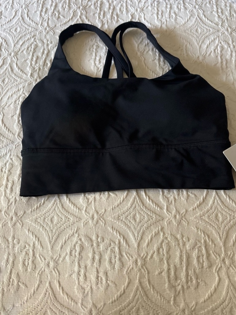 lululemon athletica Black Double-Strap Sports Bralette